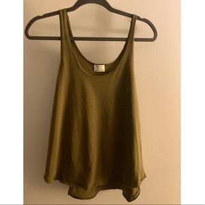 Zara Trafaluc Army Green Tank Top